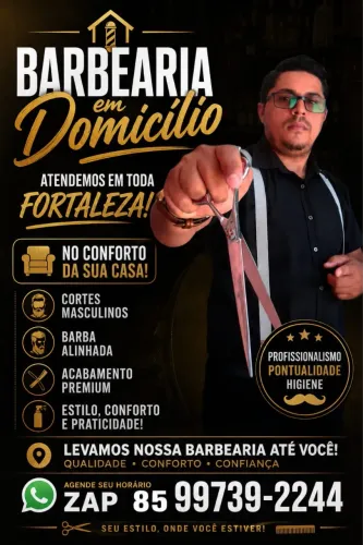 Barbeiro a domicílio 