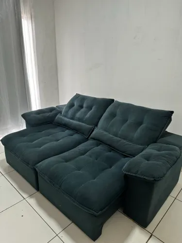 SOFÁ RETRÁTIL E RECLINÁVEL, TAMANHO 2.10