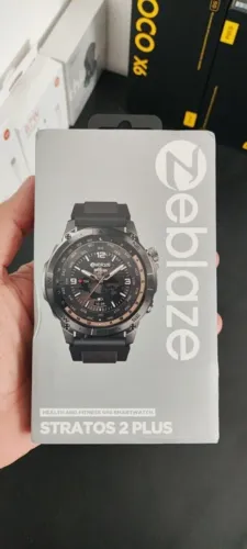 Zeblaze Stratos 2 plus. Lacrado com garantia. Conexão com strava e whatsapp.