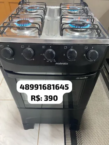 Fogão 4 Bocas Manual Funcionando perfeitamente- Entrego 