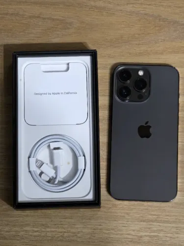iPhone 13 Pro 128GB Grafite com caixa e cabo | Pronto para uso