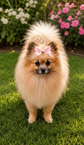 Spitz fêmea 2 anos troco