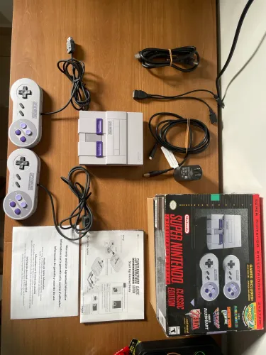Snes Mini Classic Original desbloqueado+OTG