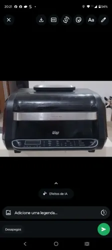 Fritadeira Elétrica Wap Air Fryer 