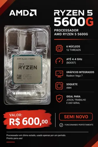 PROCESSADOR RYZEN 5 5600G