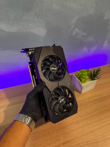 Placa de Vídeo RTX 2060 ASUS Dual GeForce (Aceito Trocas)