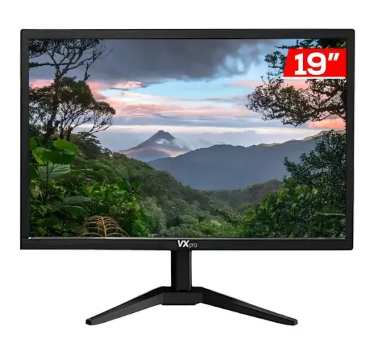 Monitor HD Led 19" VXPRO Duex Novo! Com Nota Fiscal.