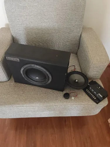 Kit 2 vias Diamond, subwoofer e potencia