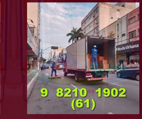 Frete com qualidade garantida? Serviço seguro de Rodrigo - 61/9/8210+1902