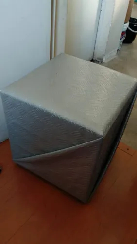 Puff em formato de xadrez Usado
