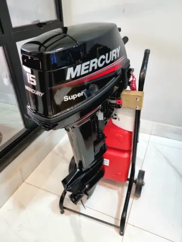 Motor Mercury 15/18hp Super 2 Tempos Novo Ano 2026 Na Caixa, Garantia e Nota Fiscal