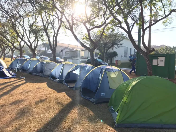 Barraca de acampamento