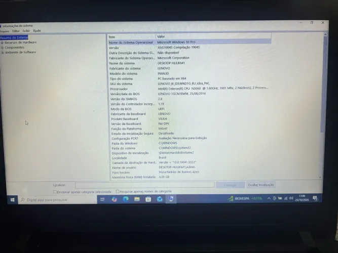 Notebook Lenovo Ideapad