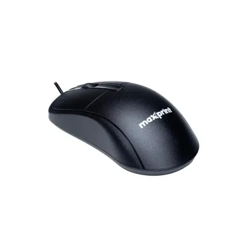 Mouse USB Maxprint OfficeEasy 1200dpi Preto - Novo 18209