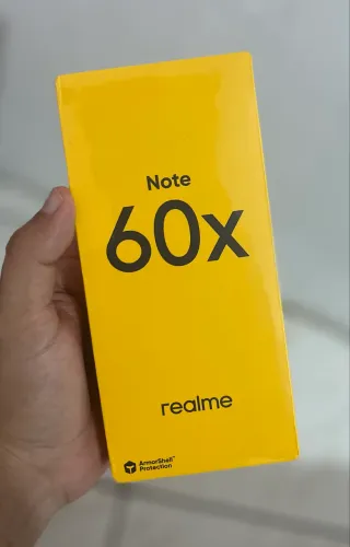 Smartphone Realme Note 60x (128GB/4GB) - Novo e Lacrado!