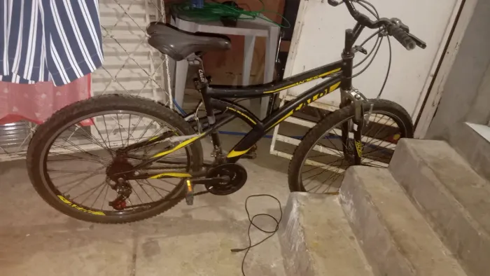 Bike completa pra quem quer passear e fazer percurso com tranquilidade