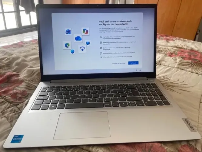  Notebook Lenovo IdeaPad i5 12ª Geração, 8GB RAM, SSD 512GB, Tela 15.6"