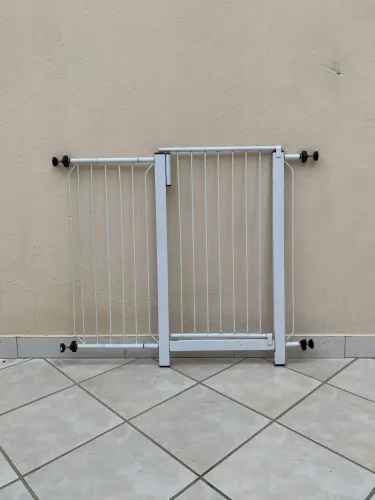 Portão pet com extensor de tamanho 3 em 1