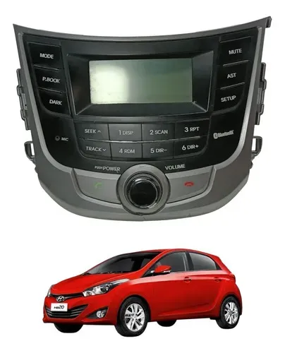 Rádio Som Bluetooth Original Hyundai Hb20 2013 2017