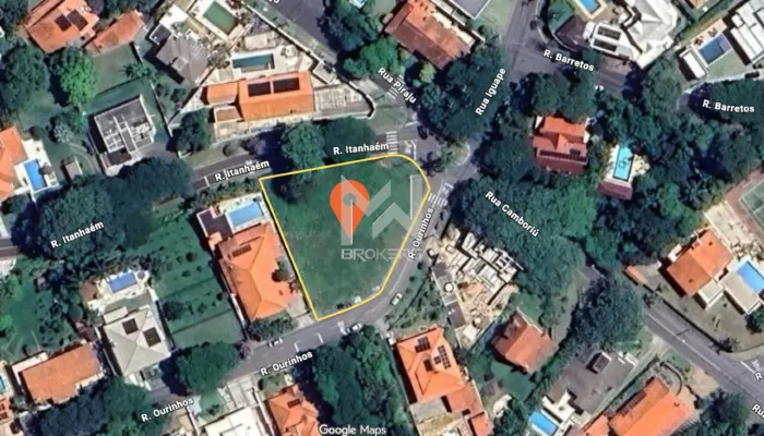 Terreno de esquina à venda no Condomínio Estância Marambaia em Vinhedo - SP