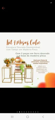 Aluguel de Mesa Decorativas Para Festas