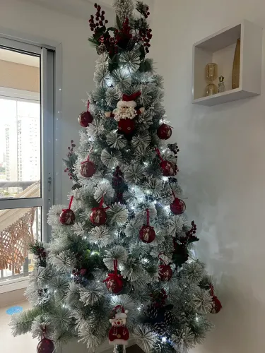 Árvore de Natal Nevada 2,10 m