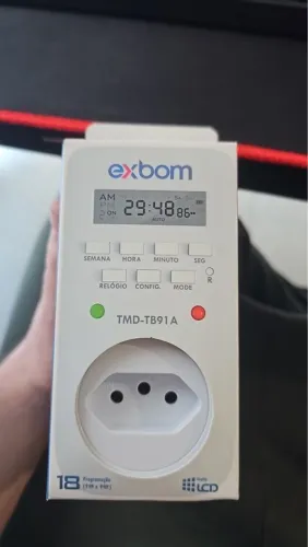 Temporizador Digital Bivolt Exbom (Modelo TMD-TB91A)