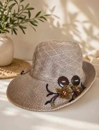 Chapéu Moda Praia, estilo Crochê