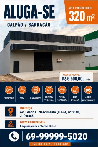 GALPÃO / BARRACÃO ? Ji-Paraná/ RO