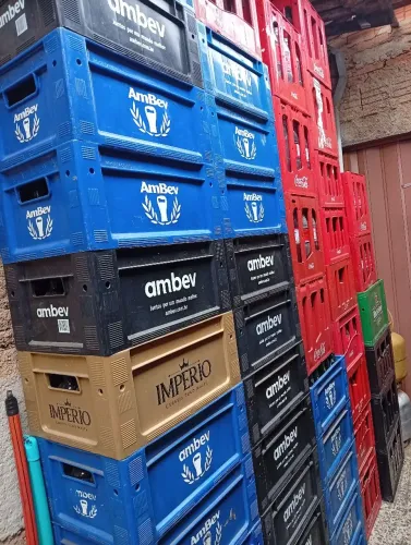 Caixa cerveja AmBev