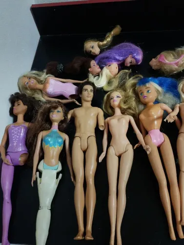 Lote de Barbies / Ken peças para restauro