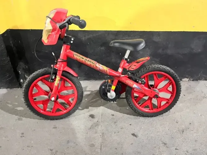 Bicicleta Infantil Aro 16 Homem De Ferro