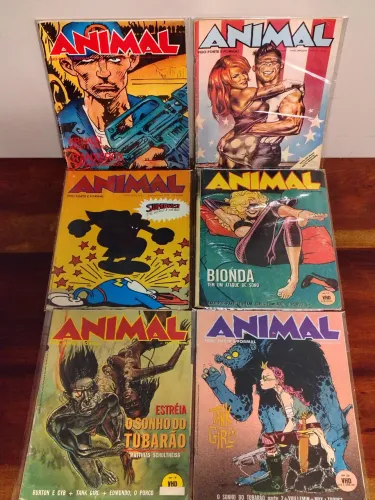 Pacote Revistas Animal: Feio, Forte e Formal (Números 2, 5, 11, 17, 19, 20) VHD Difusion