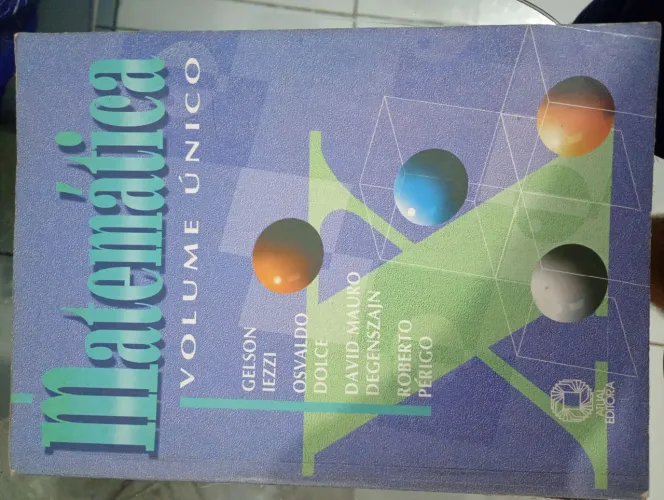 Livro de matemática Gelson Iezzi