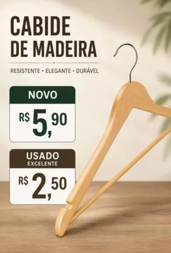 Manequim e cabides