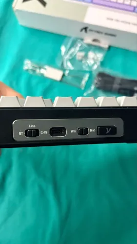 Teclado Attack shark X85 NOVO com caix