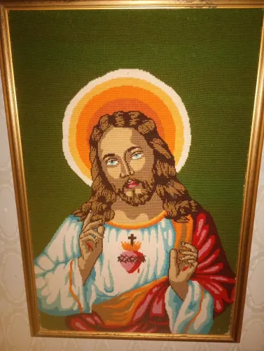 Quadros feitos de lã de crochê artesanal exclusivo 450 reais cada