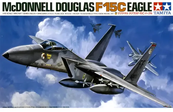 Kit Tâmisa plastimodelismo F-15 1/48
