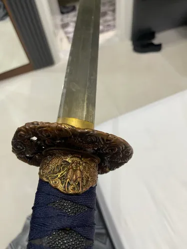 Espada katana aço damasco