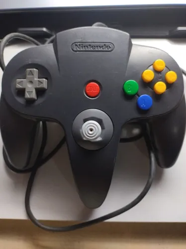 Controle original n64 preto