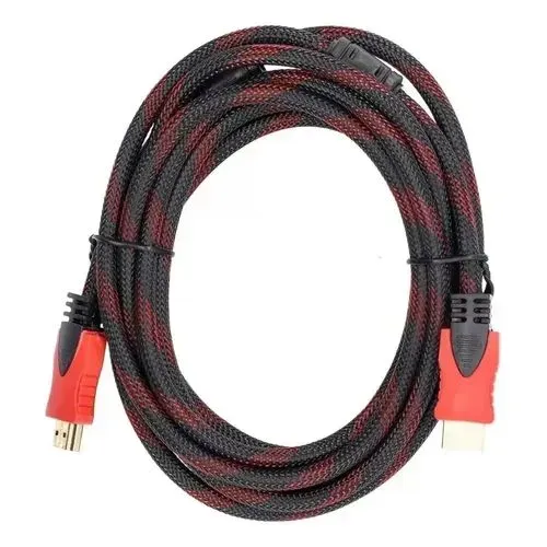 Cabo HDMI 3 Metros com Malha Versão 1.4 LE-6612 | Alta Velocidade para TV, PS4, PS5 e Xbox