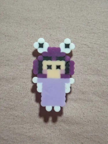 Ímã de Geladeira Monstros SA Mike Wazowski Boo Hama Beads Pixel Art Feito à mão