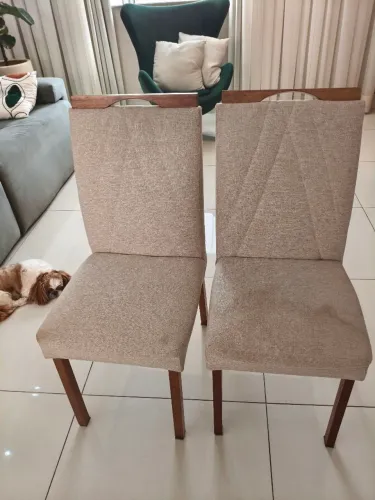 6 cadeiras de sala