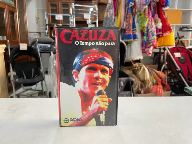 Fita VHS Cazuza O Tempo não Para Gravada