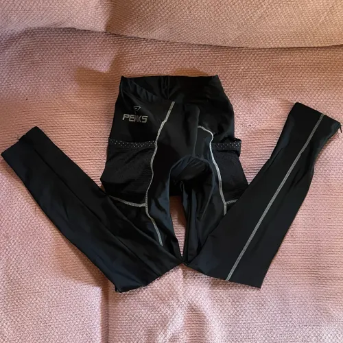 Calça Ciclismo Penks Feminina Preta Forro Gel Toplyn D80 Com Bolsos e Zíper