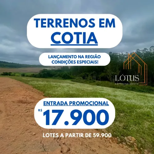 86M- LOTES CHAMATIVOS NA REGIÃO DE COTIA!