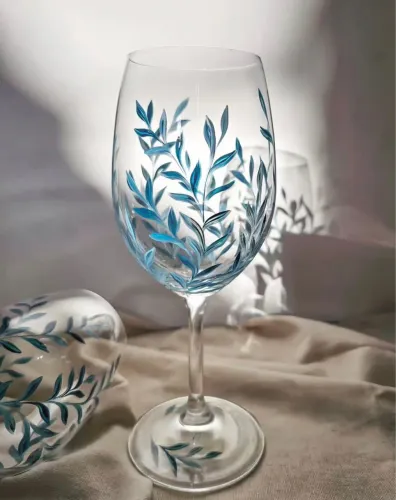 Taças pintadas a mão