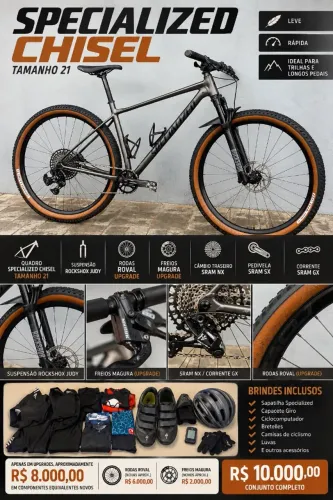 Specialized Chisel Tam:21 (8k de ups)