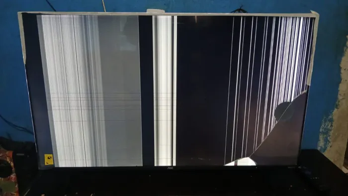 Tv aoc 43s5195 78g com defeito na tela