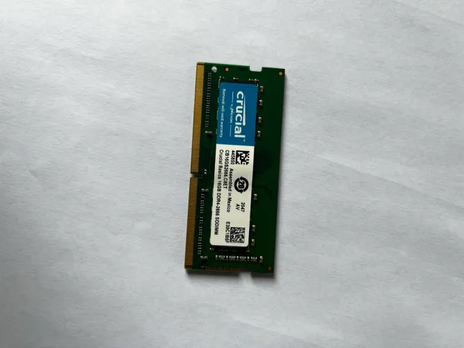 MEMÓRIA RAM CRUCIAL 16GB DDR4 2666MHz PARA NOTEBOOK